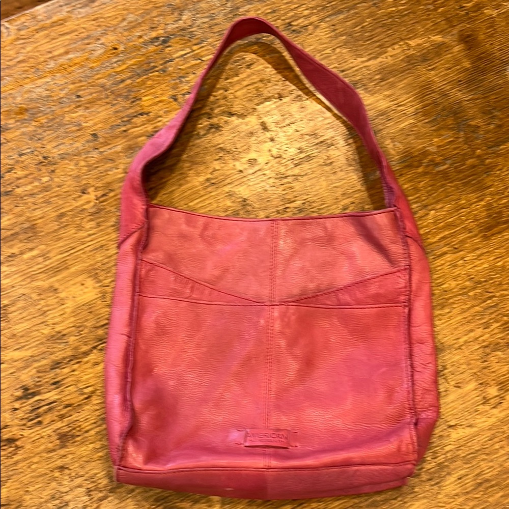 American Leather Co Pink Leather Hobo bag - Picture 2 of 11